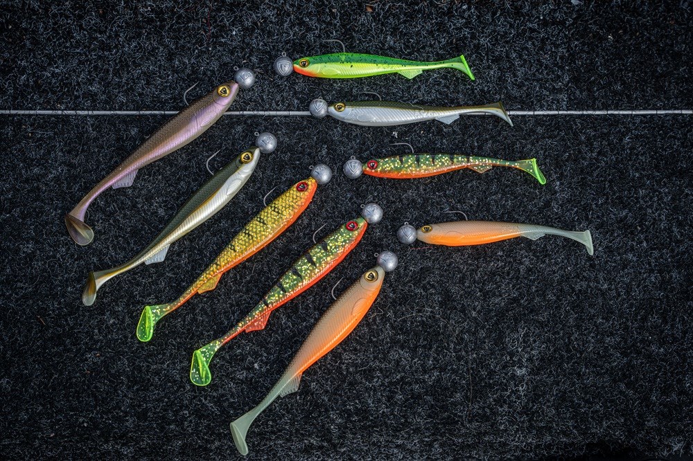 Fox Rage Gumová Nástraha Loaded Slick Shad UV Perch (1)